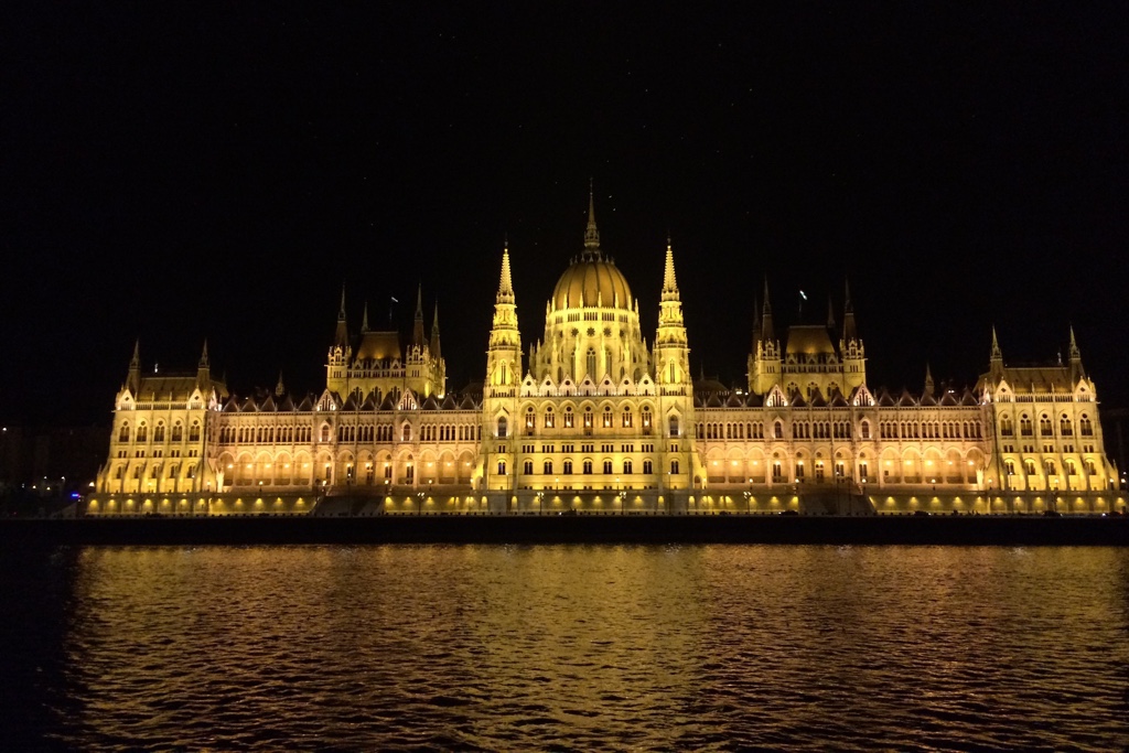 Budapest: Parliament Building at Night
