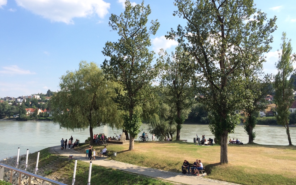 Passau: Park from River Beatrice